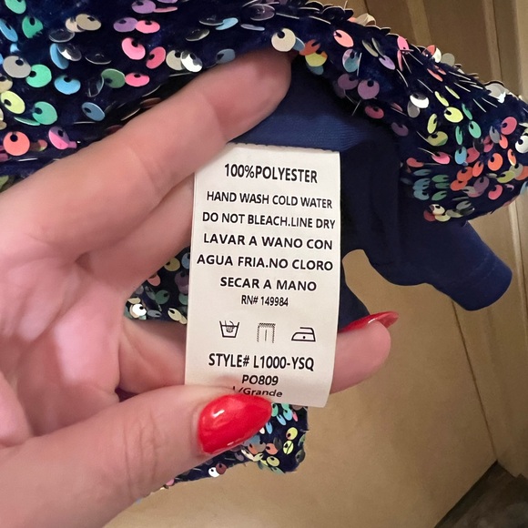 Sequin Multicolor Mini Dress - Picture 5 of 7